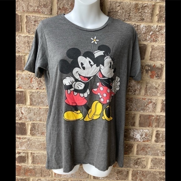 Disney Tops - Disney Mickey & Minnie Mouse Tee Shirt Size Lg